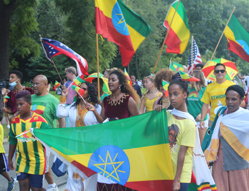 Ethiopian Cultural Garden in Parade of Flags at One World Day