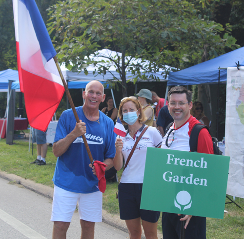 French Cultural Garden in Parade of Flags at One World Day 2021