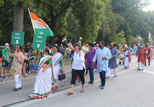 India Cultural Garden in Parade of Flags at One World Day 2021