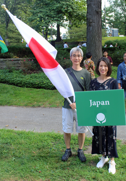 Japanese community in Parade of Flags at One World Day 2021