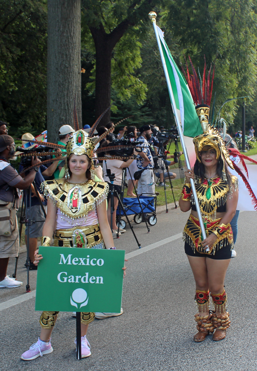 Mexican Culltural Garden in Parade of Flags at One World Day 2021