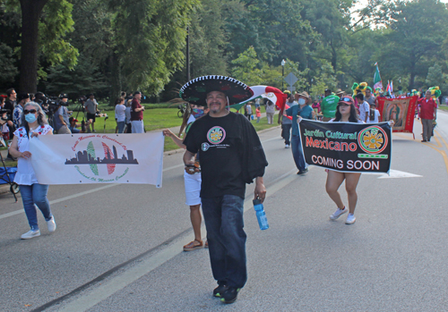 Mexican Culltural Garden in Parade of Flags at One World Day 2021