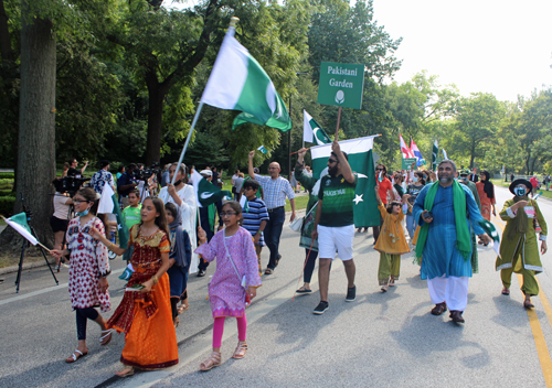 Pakistani Cultural Garden in Parade of Flags at One World Day 2021