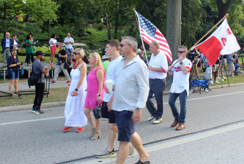 Polish Cultural Garden in Parade of Flags at One World Day