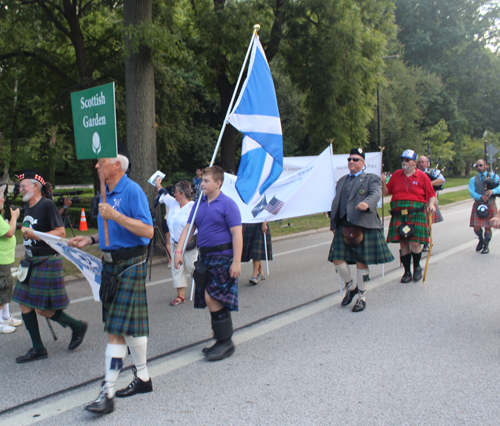 Scottish Garden in Parade of Flags