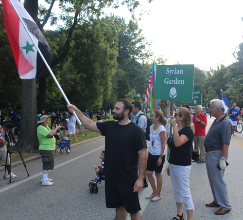 Syrian Cultural Garden in the Parade of Flags at One World Day