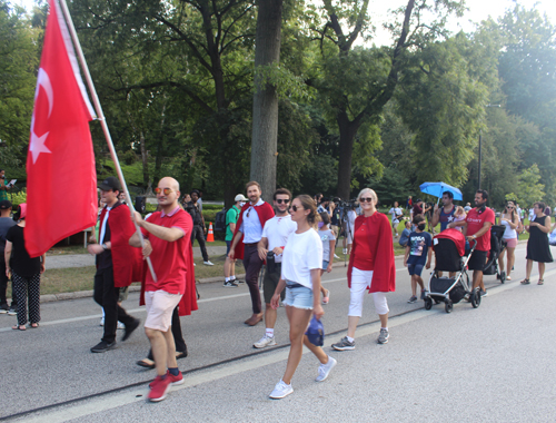 Turkish Cultural Garden in Parade of Flags on One World Day 2021