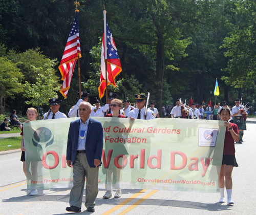 CCGF President Dr. Wael Khoury led the Parade of Flags