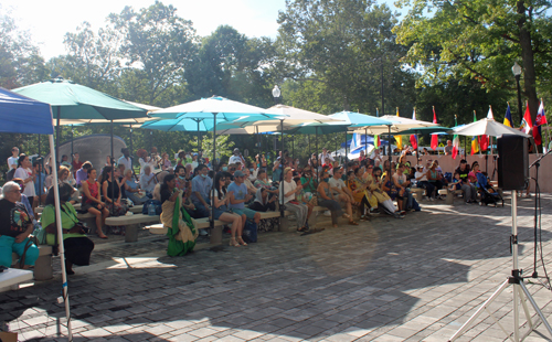 Centennial Peace Plaza crowd on One World Day