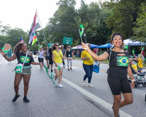 Brazil in the Parade of Flags at One World Day 2021