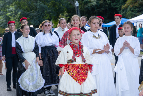 Croatian Cultural Garden at One World Day 2021 Parade of Flags