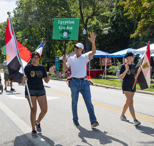 Egyptian community in Parade of Flags at One World Day 2021