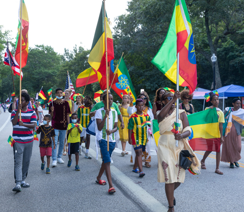 Ethiopian Cultural Garden in Parade of Flags at One World Day