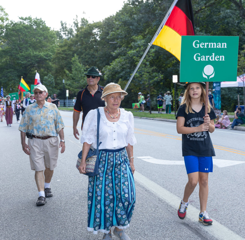 German Garden in Parade of Flags at One World Day