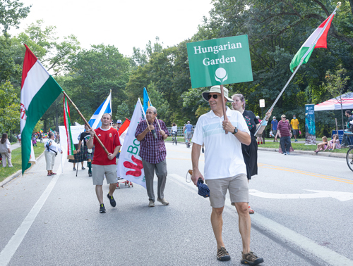 Hungarain Cultural Garden in Parade of Flags on One World Day 2021