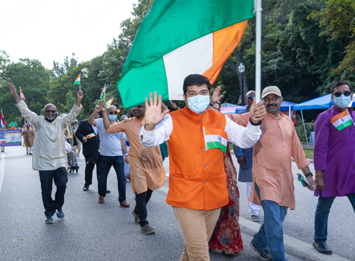 India Cultural Garden in Parade of Flags at One World Day 2021