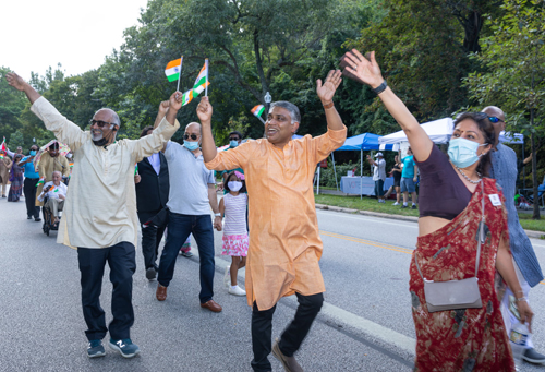 India Cultural Garden in Parade of Flags at One World Day 2021