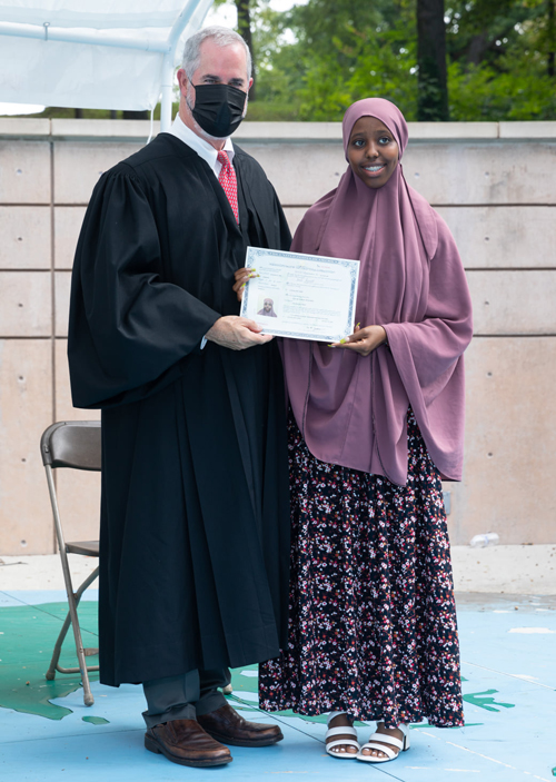 Naturalization Ceremony at One World Day 2021