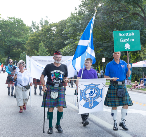 Scottish Garden in Parade of Flags