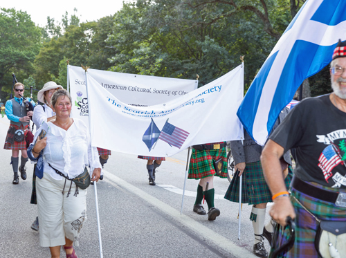 Scottish Garden in the Parade of Flags at One World Day