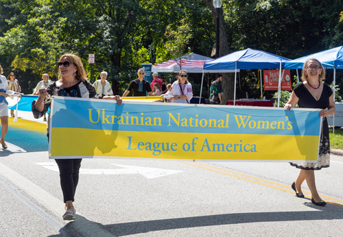 Ukrainian Cultural Garden in Parade of Flags at One World Day 2021