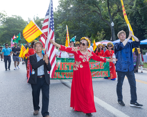 Vietnamese Garden in One World Day Parade of Flags 2021