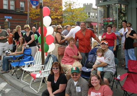 Cleveland Columbus Day Parade faces in the crowd