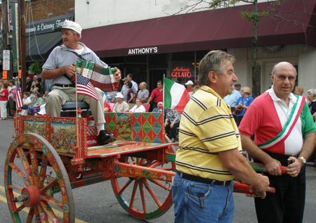 Cleveland Columbus Day Parade float