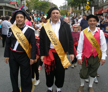 Cleveland Columbus Day Parade marchers