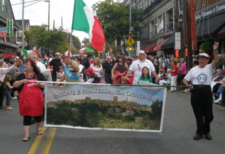 Cleveland Columbus Day Parade marchers