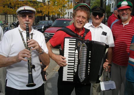 Cleveland Columbus Day Parade musicians