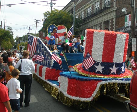 Cleveland Columbus Day Parade float