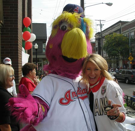 Slider and parade Grand Marshall Stefani Schaefer