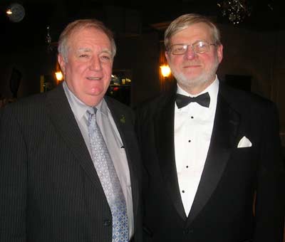 Current President Mickey Coyne with 1st president Jerry Quinn