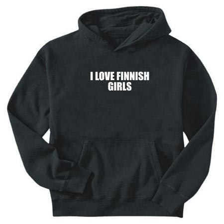 I Love Finnish girls sweatshirt
