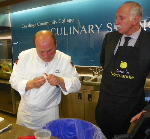 Master Chef Alexis Caquelard  and Mr. Dominique Moulard