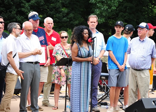 Cleveland Chief Valarie McCall at Bastille Day 2018 in Cleveland