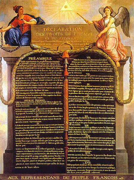 1789 Declaration of the Rights of Man and of the Citizen