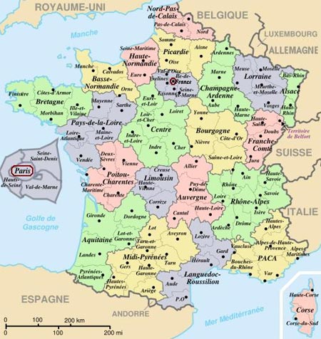 Regions of France