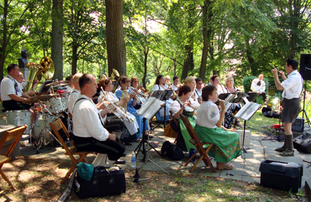 German band at German Cultural Garden in Cleveland