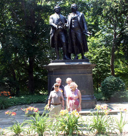 German Garden workers - Hans and Annemarie Kopp, Stefan Pigler and Joseph Daschner