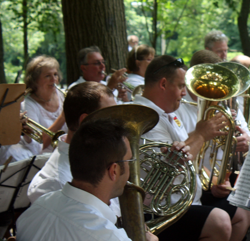 German Band Concert in German Cultural Garden in Cleveland