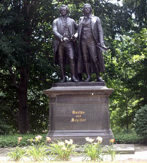 Goethe and Schiller monument