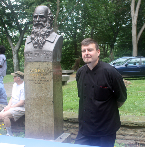 Father Jahn and Hofbruhaus Cleveland Chef