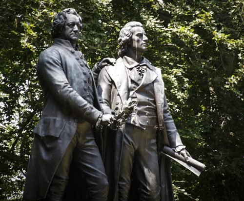 Goethe-Schiller monument