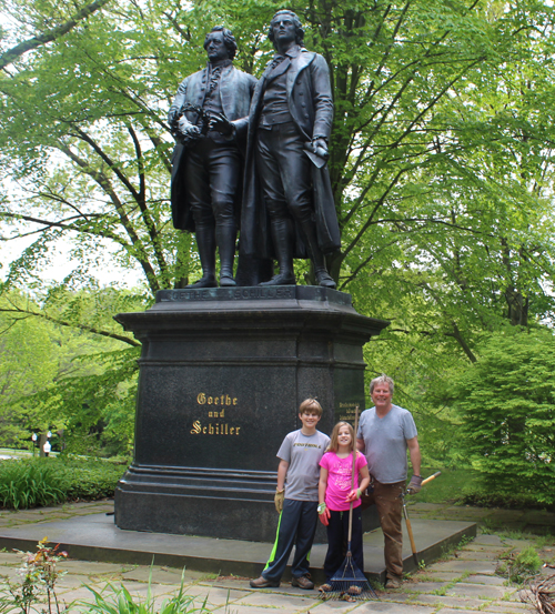 Working in the German Cultural Garden