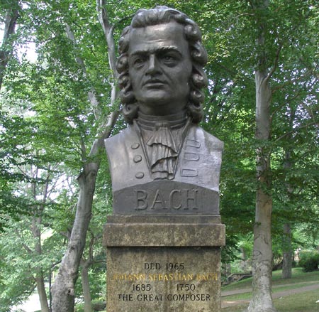 Johann Sebastian Bach statue in...