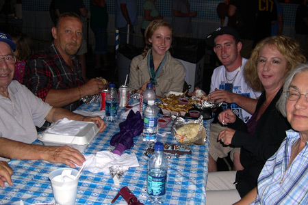 Family at Greek Fest in Cleveland