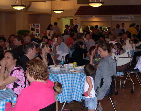 Crowd at the Greek Fest in Cleveland