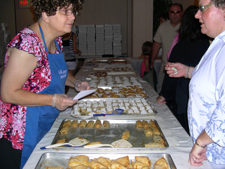 Greek desserts at Greek Fest in Cleveland